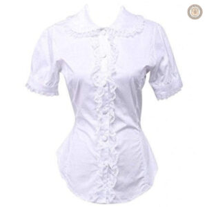Chemise romantique country pour femme en style western