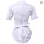 Vêtements western femme, chemise à motifs romantiques élégants