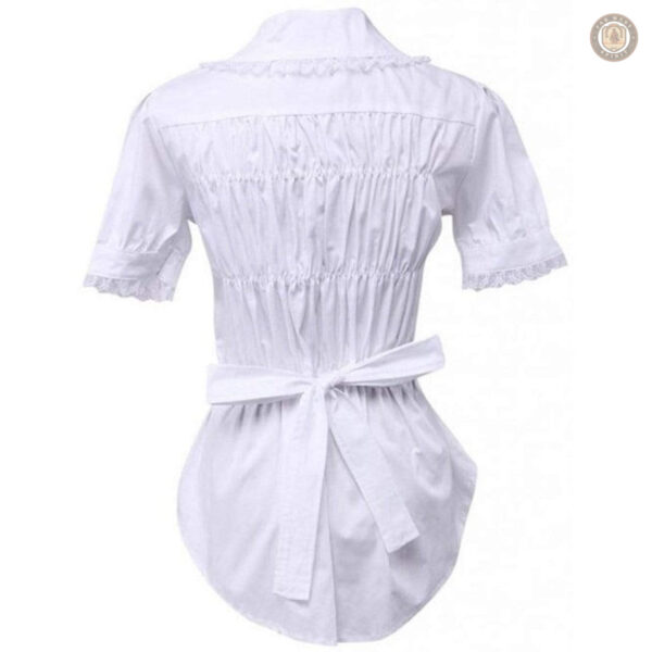 Vêtements western femme, chemise à motifs romantiques élégants