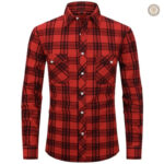 Chemise Western Rouge pour homme