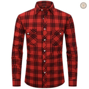 Chemise Western Rouge pour homme