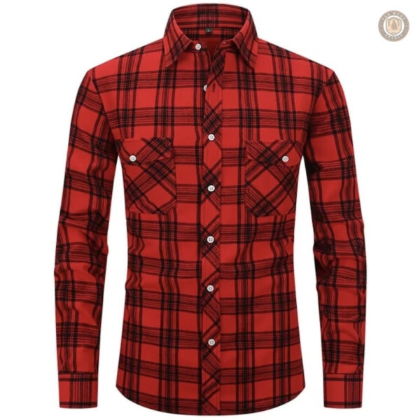 Chemise Western Rouge pour homme