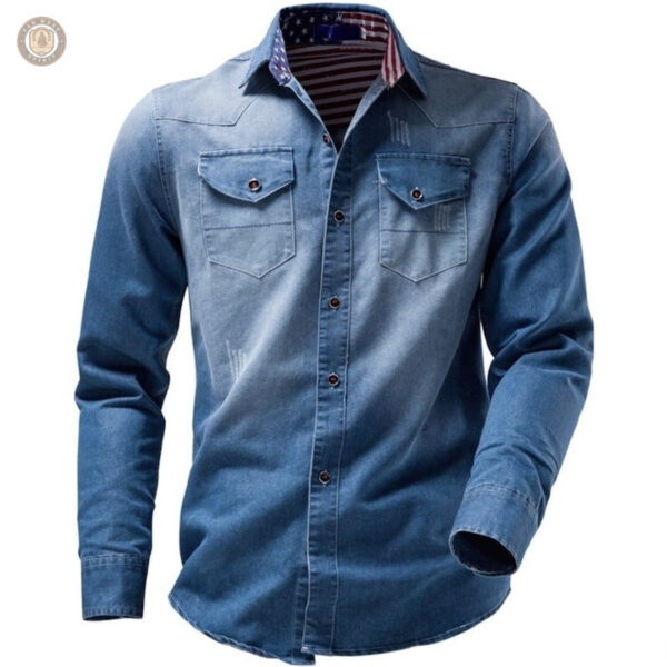 Chemise Country pour homme au style américain