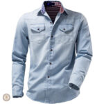 Vêtements western : chemise à manches longues pour homme