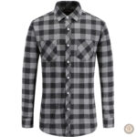 Chemise grise homme style cowboy