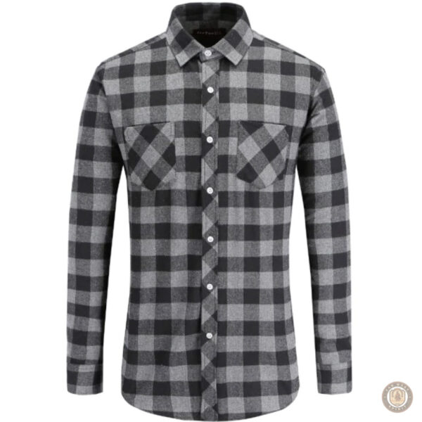 Chemise grise homme style cowboy