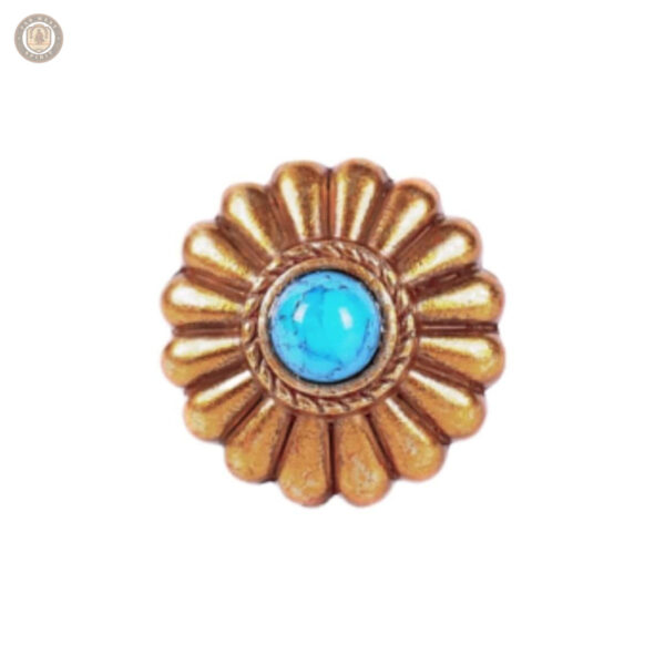 Conchos cuir Art Déco