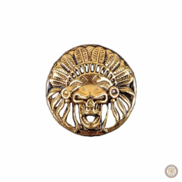Conchos Crâne Indien en métal