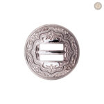 Accessoires de cuir : conchos fendus en pack de 6