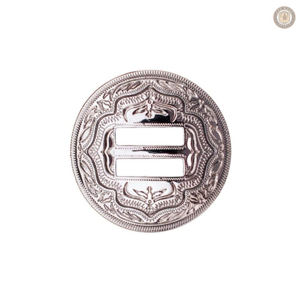 Accessoires de cuir : conchos fendus en pack de 6