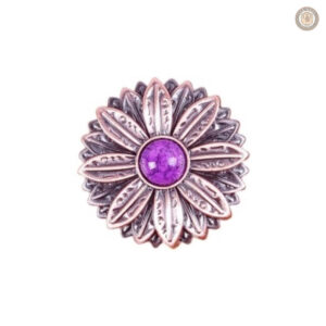 Conchos Fleur Mauve - Ensemble de 10 pièces
