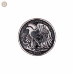 Lot de 10 conchos décoratifs au design Half Dollar