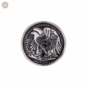 Lot de 10 conchos décoratifs au design Half Dollar
