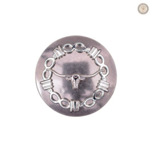 Conchos décoratifs en forme de buffle - Lot de 6 unités