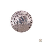 Conchos Liberty Argentés - 10 pièces pour décoration