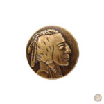 Conchos Apache en métal, set de 10 pièces décoratives