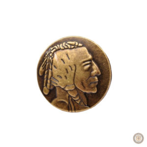 Conchos Apache en métal, set de 10 pièces décoratives