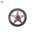 Conchos Shérif en métal - 10 pièces pour décoration