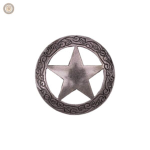 Conchos Shérif en métal - 10 pièces pour décoration