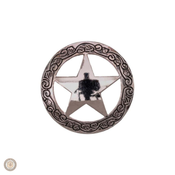 Pack de 10 conchos Shérif, idéal pour embellir vos créations