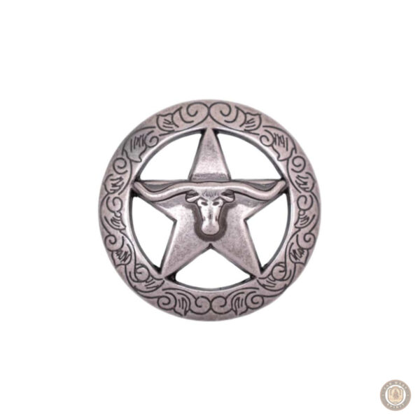 Conchos Buffalo étoilé en métal