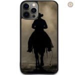 Coque avec design inspiré de l'univers cowboy