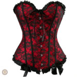 Corset femme avec motifs traditionnels western