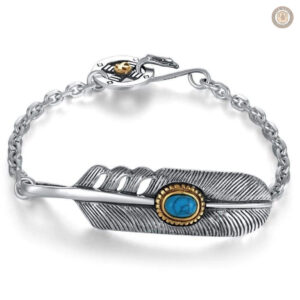 Bracelet argenté au style country, parfait pour les amateurs de Western
