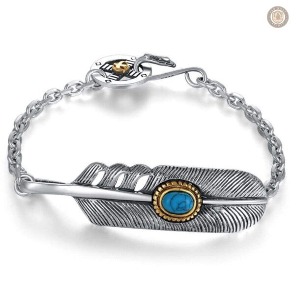 Bracelet argenté au style country, parfait pour les amateurs de Western