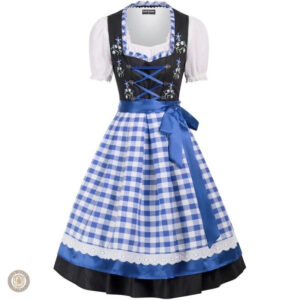 Robe western avec motifs traditionnels et coupe moderne