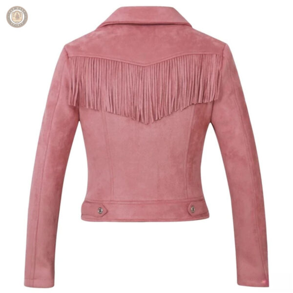 Veste western rose pour un look chic et décontracté