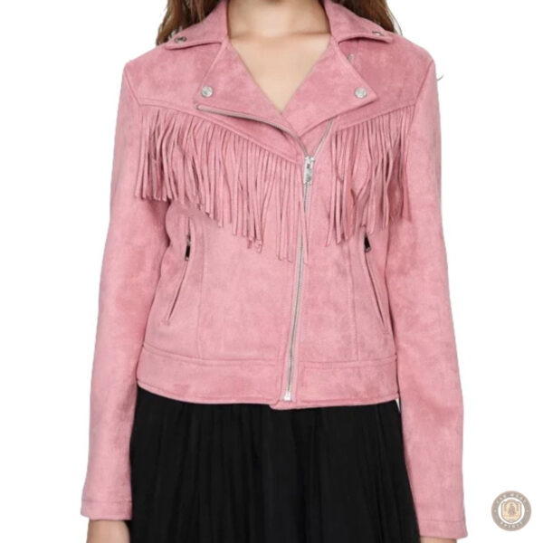 Veste Country en rose, parfaite pour les tenues western féminines