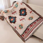 Couverture Western en motif traditionnel