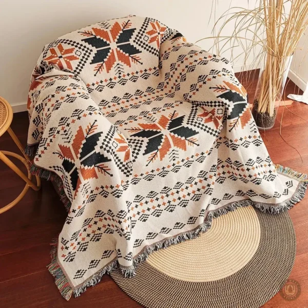 Accessoire décoratif western en tissu doux