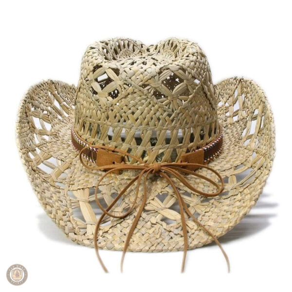 Accessoire de mode Cowboy en Paille