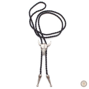 Bolo tie design buffle, accessoire élégant