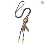 Bolo tie avec motif Western unique et élégant