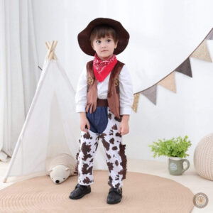 Costume western pour enfant, parfait pour des jeux de rôle et fêtes