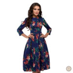 Robe Western Bleue et Rouge