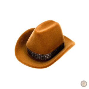 Écrin pour bague en forme de chapeau de cowboy