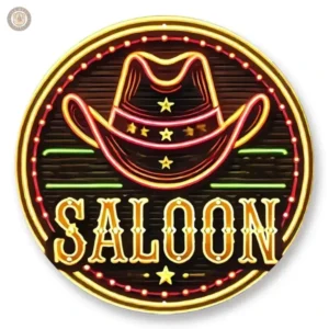 Enseigne Saloon décorative pour ambiance western