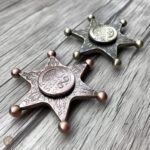 Fidget Spinner en forme d'étoile de shérif