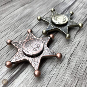 Fidget Spinner en forme d'étoile de shérif