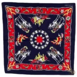 Foulard Cowboy en tissu léger et coloré pour un look authentique