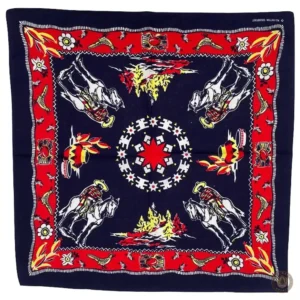 Foulard Cowboy en tissu léger et coloré pour un look authentique