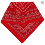 Accessoire cowboy en rouge, parfait pour un style authentique
