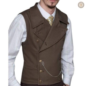 Vêtement western masculin, gilet intemporel et élégant