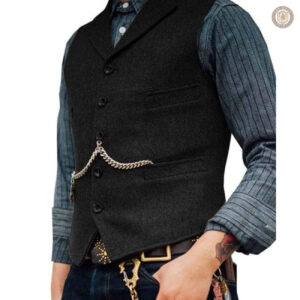 Gilet homme en denim inspiré du Far West
