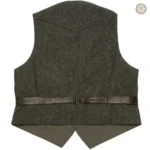 Gilet en cuir style cowboy masculin