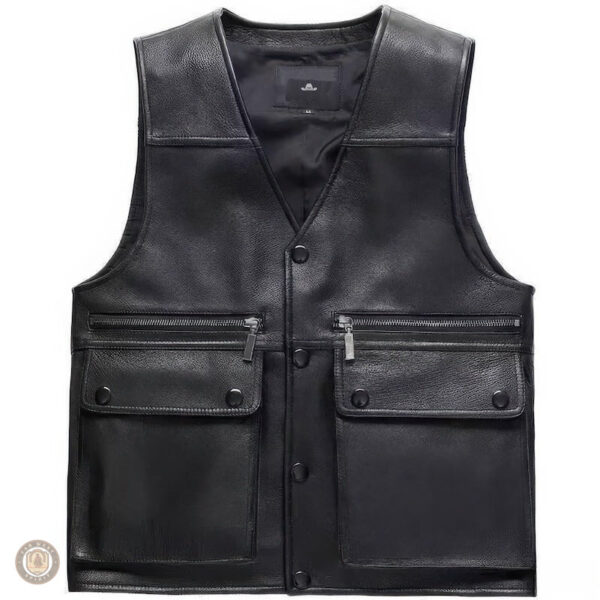 Veste noire pour homme, inspiration cowboy classique